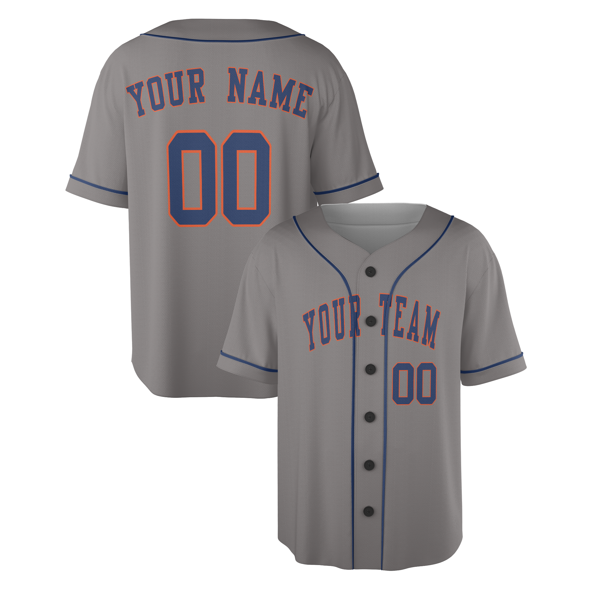 Personalized Houston Astros Gray Style Alternate Jersey Player Name, Team Name & Number for Men, Women, Youth, Kids - Piping / without Piping