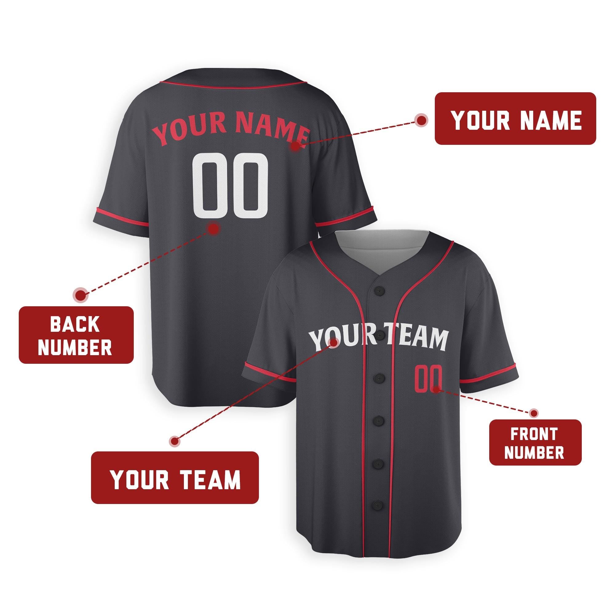 Personalized Minnesᴏta Tⱳins Inspired Style Jersey Navy with Team Name & Number for Men, Women, Youth, Kids - Piping / No Piping Options
